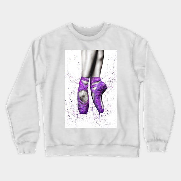 Purple Pointe Crewneck Sweatshirt by AshvinHarrison